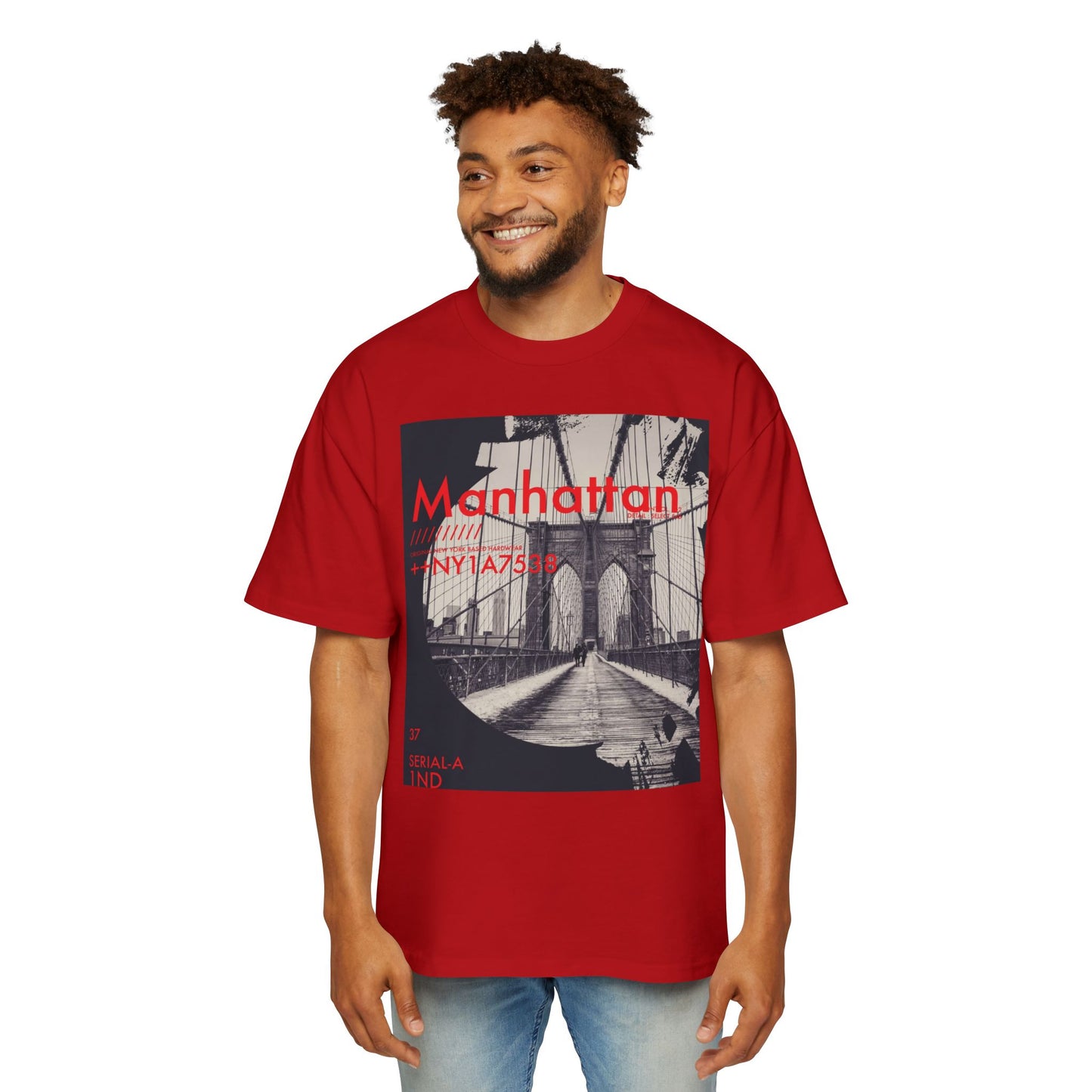 Manhattan Bridge Graphic Tee — Vintage NYC Photo Print
