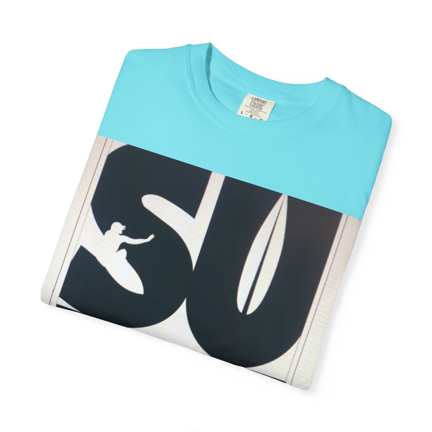 Surf Inspired Unisex Garment-Dyed T-Shirt, Beachwear, Casual Summer Tee, Surfing Gift, Trendy Streetwear, Comfortable Lifestyle Top