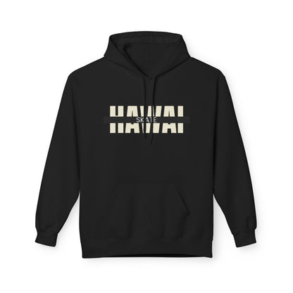 Happy Vibes Unisex Fleece Hoodie - Smiley Face Design