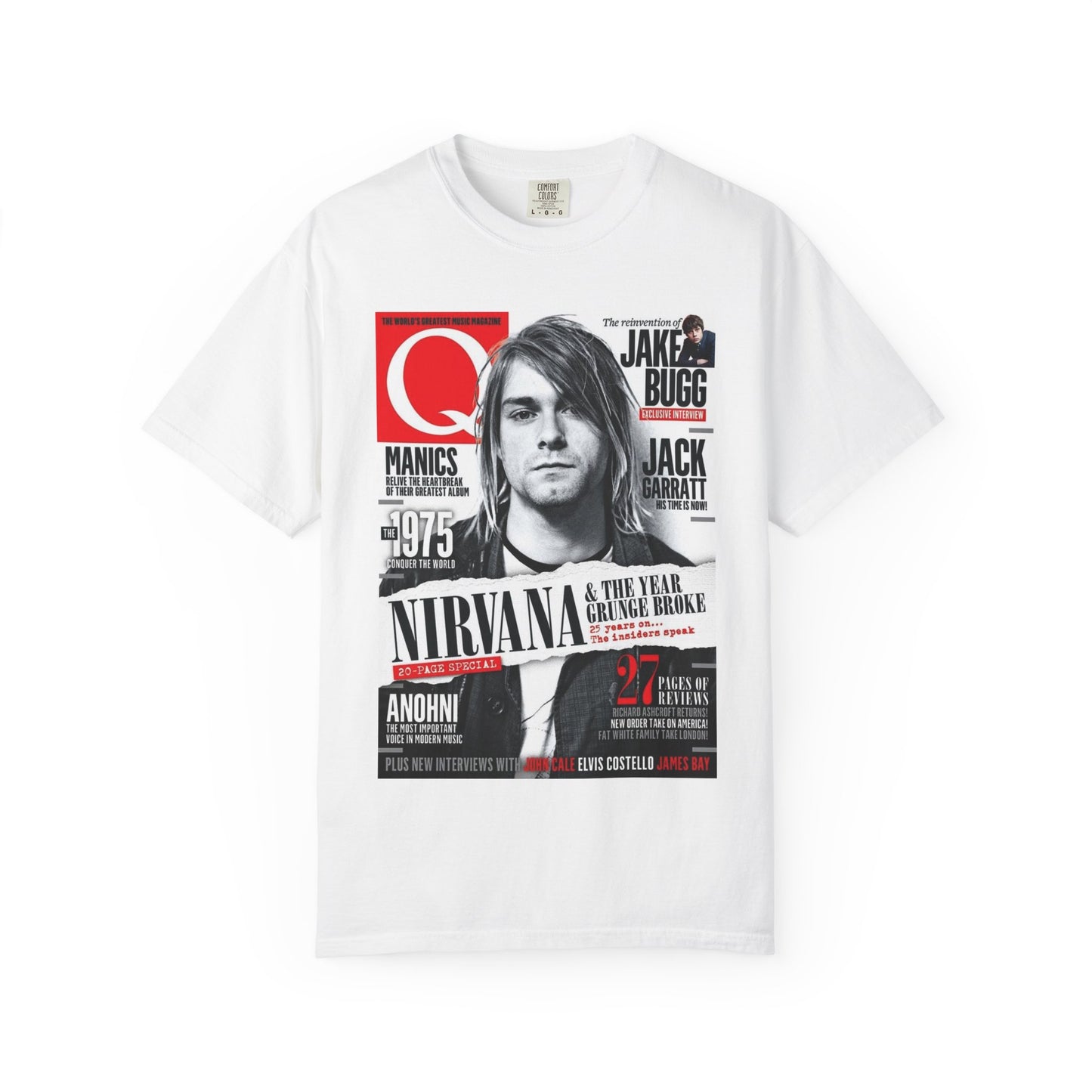 Nirvana Graphic T-Shirt - Retro Rock Apparel for Music Lovers
