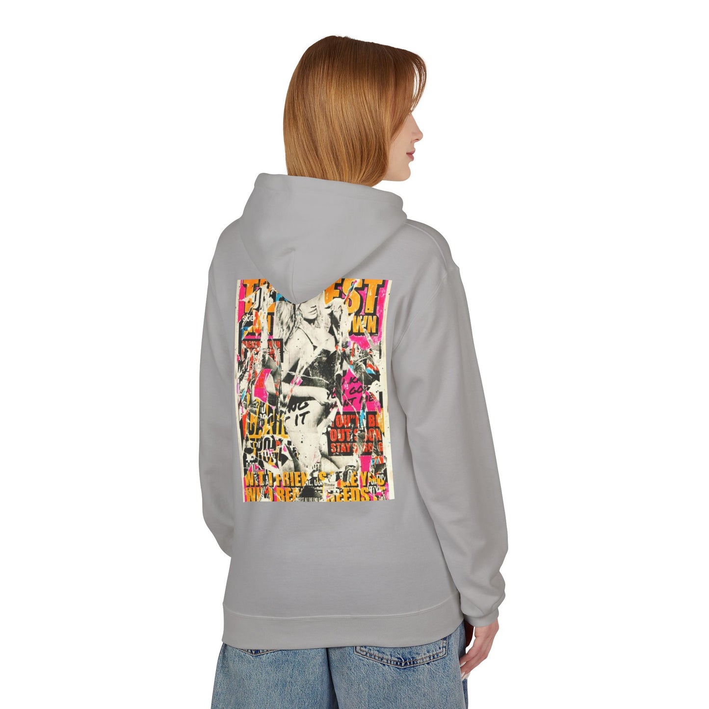 Unisex Midweight Softstyle Fleece Hoodie - Trendy Graphic Art Design