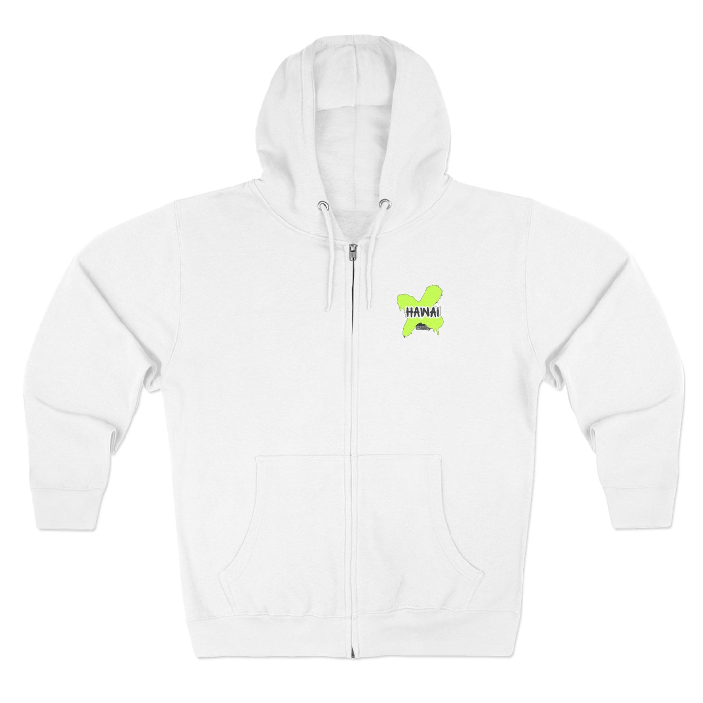 Tropical Vibe Unisex Zip Hoodie - Casual Comfort for Beach Lovers