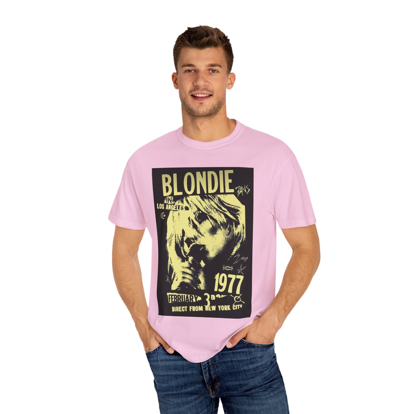 Vintage Blondie Concert T-Shirt - Unisex Garment-Dyed Tee