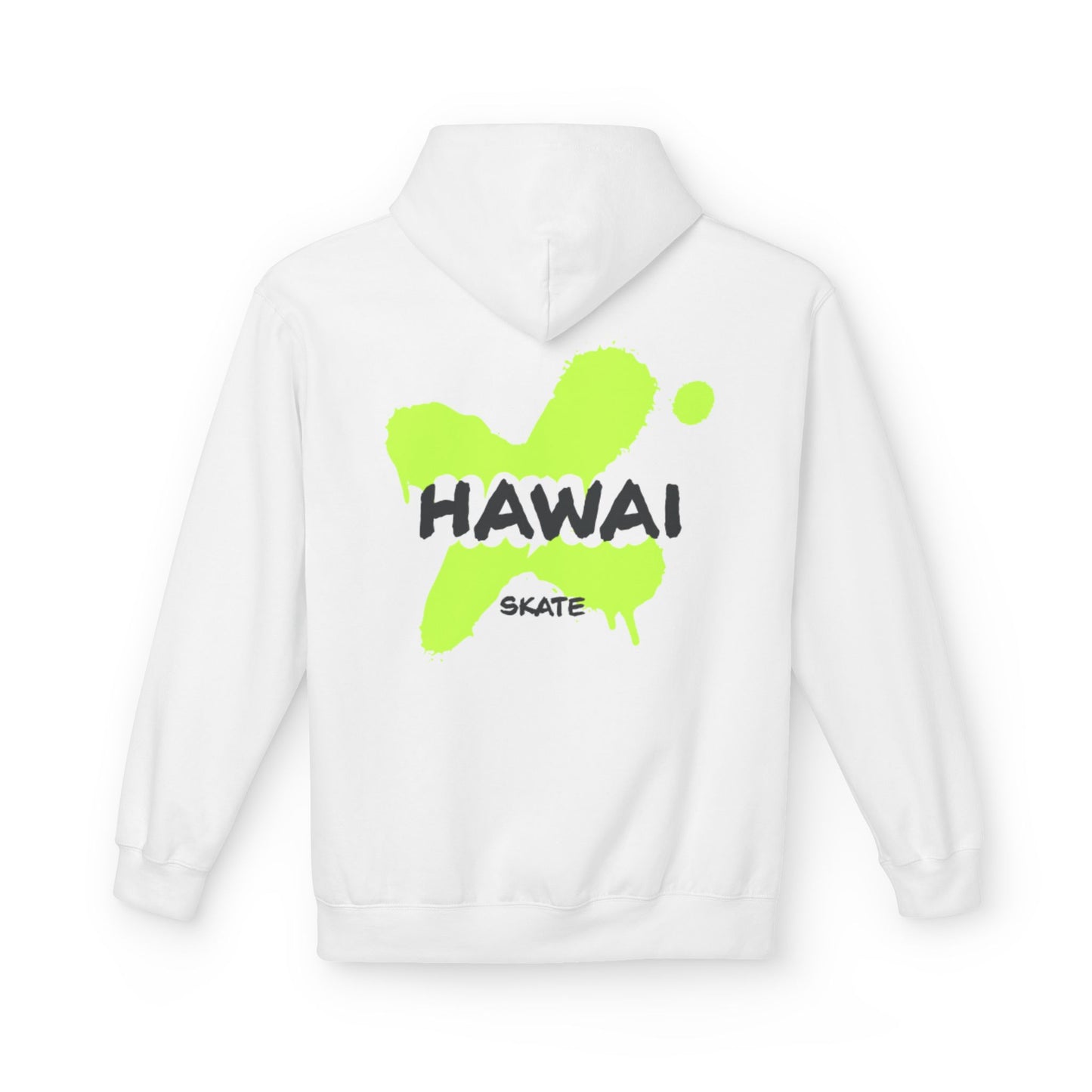 Hawaii Skate Unisex Midweight Hoodie - Softstyle Fleece for Comfort and Style