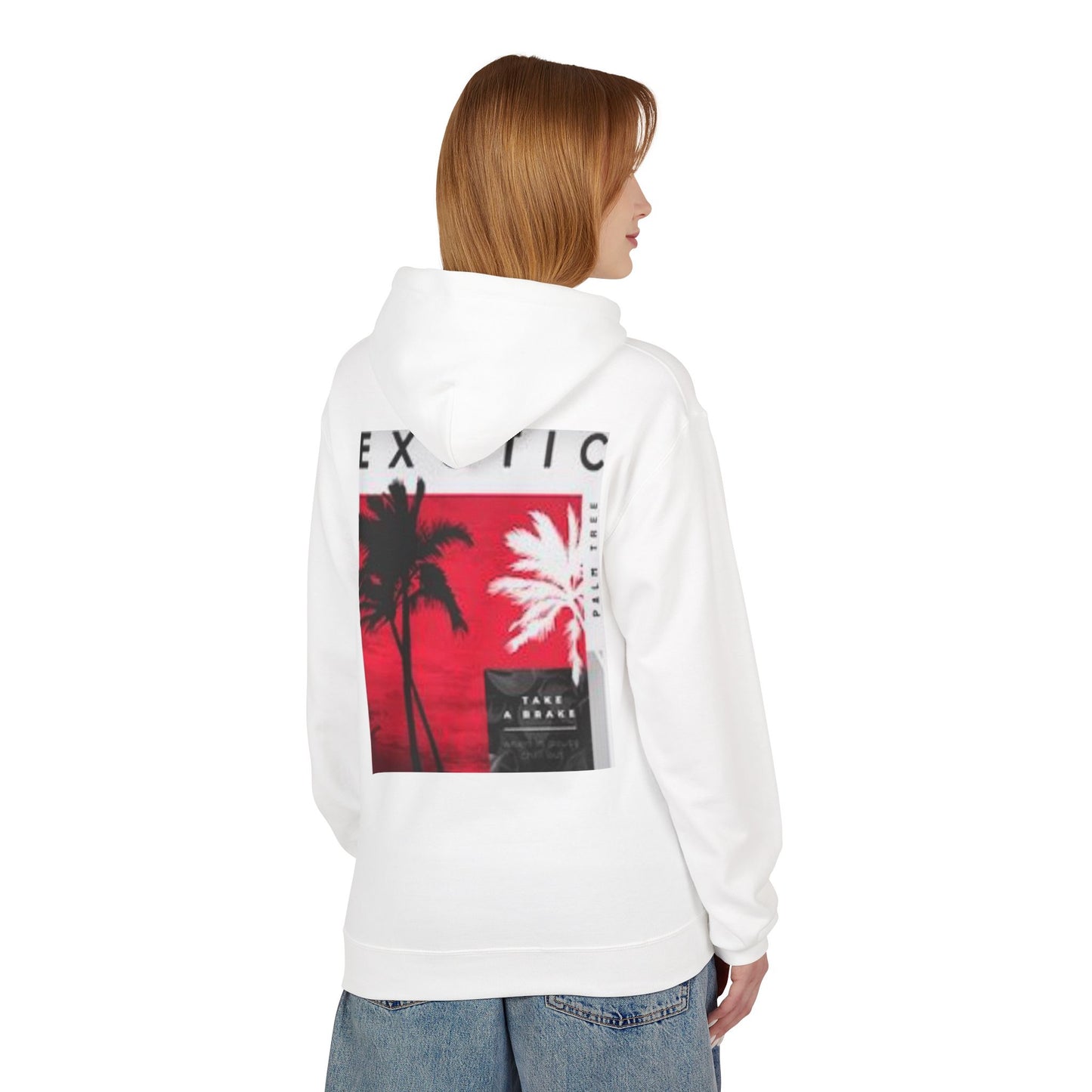 Exotic Vibe Unisex Fleece Hoodie - Cozy Beach Style, Perfect for Travel, Summer Events, Casual Outings, Gifts for Adventurers