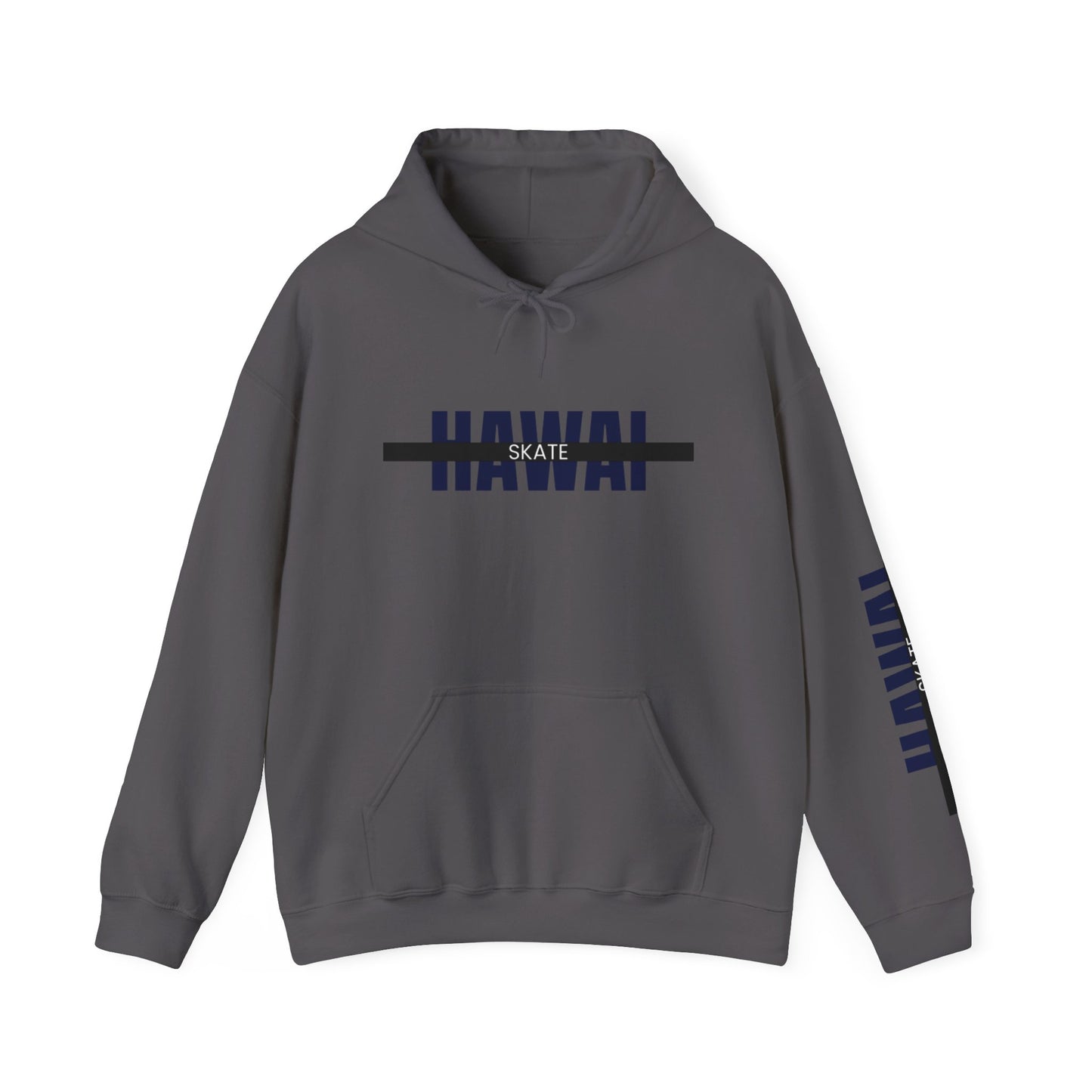 Hawaii Skate Hoodie - Cozy Unisex Heavy Blend Sweatshirt, Perfect for Beach Days, Skateboarding, Casual Outings, Gift Idea