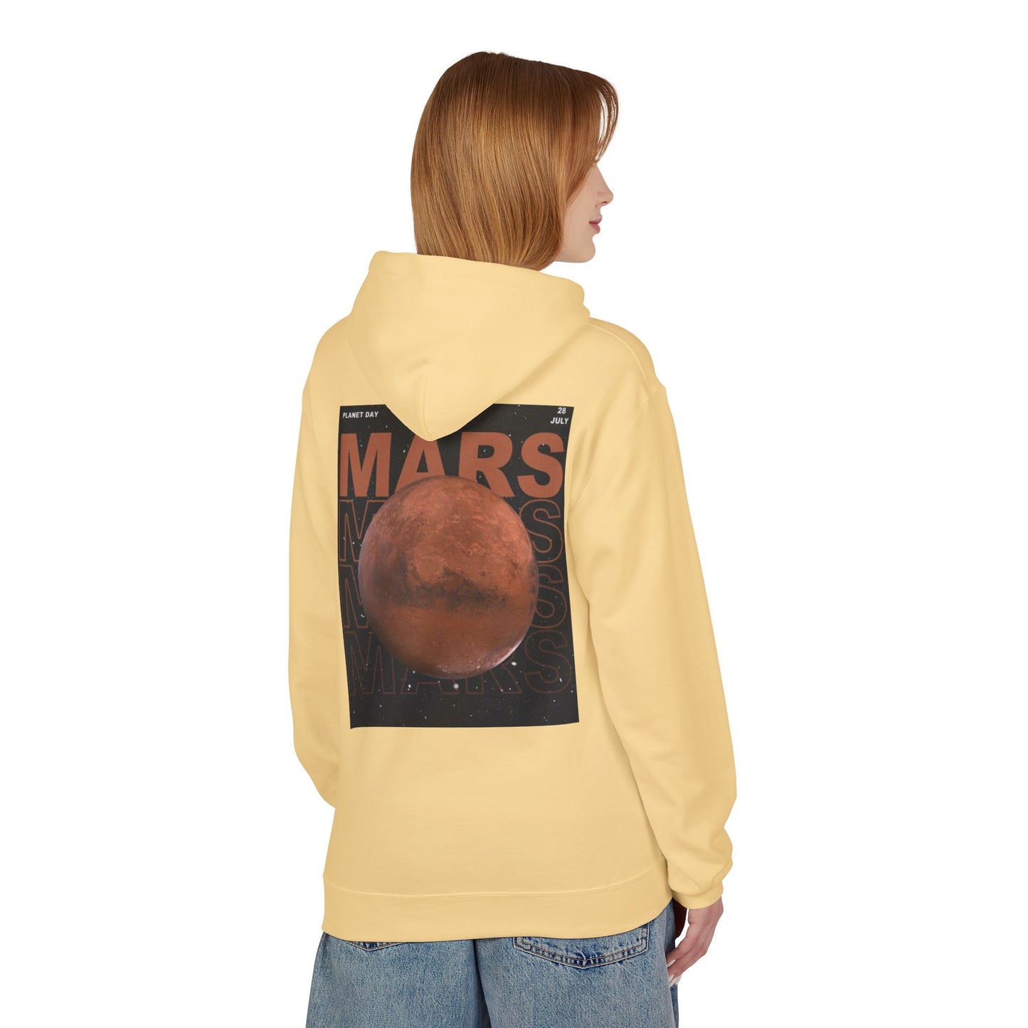 Mars Day Unisex Fleece Hoodie - Space Adventure Apparel