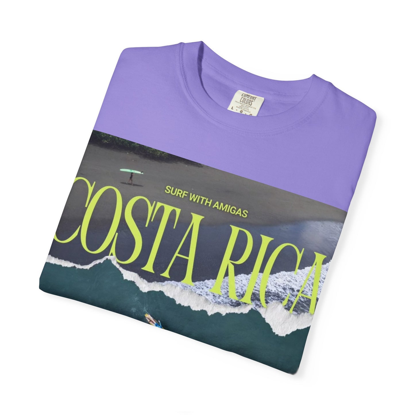 Costa Rica Surf T-Shirt — Aerial Wave & Surfers Graphic Tee