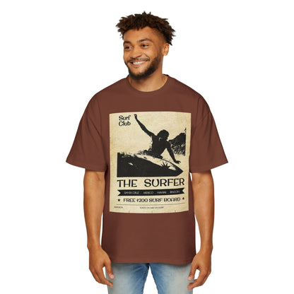 The Surfer Vintage Surf Club Tee — Men's Oversized Surf Graphic T-Shirt