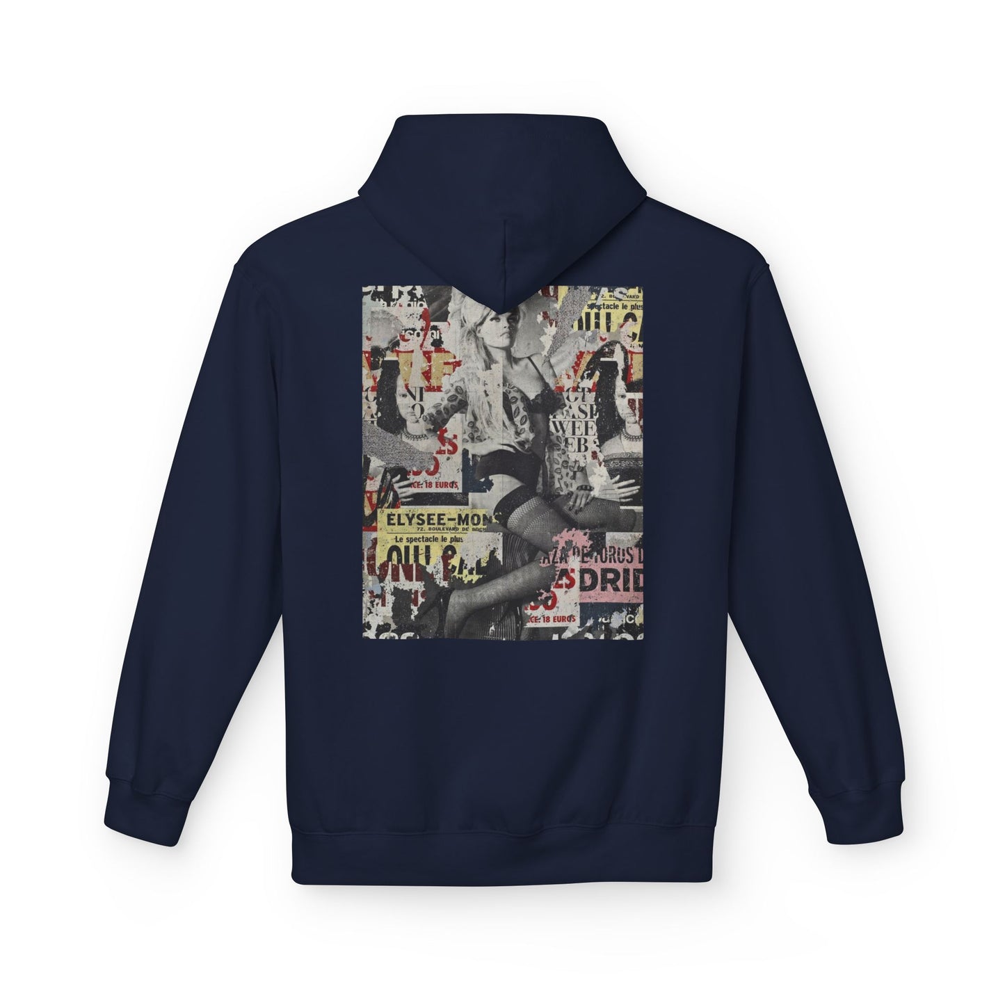 Vintage Graphic Unisex Midweight Fleece Hoodie - Soft Comfortable Layering