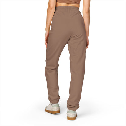 Graphic Sweatpants — Yellow Block 'BEAT' Streetwear Joggers
