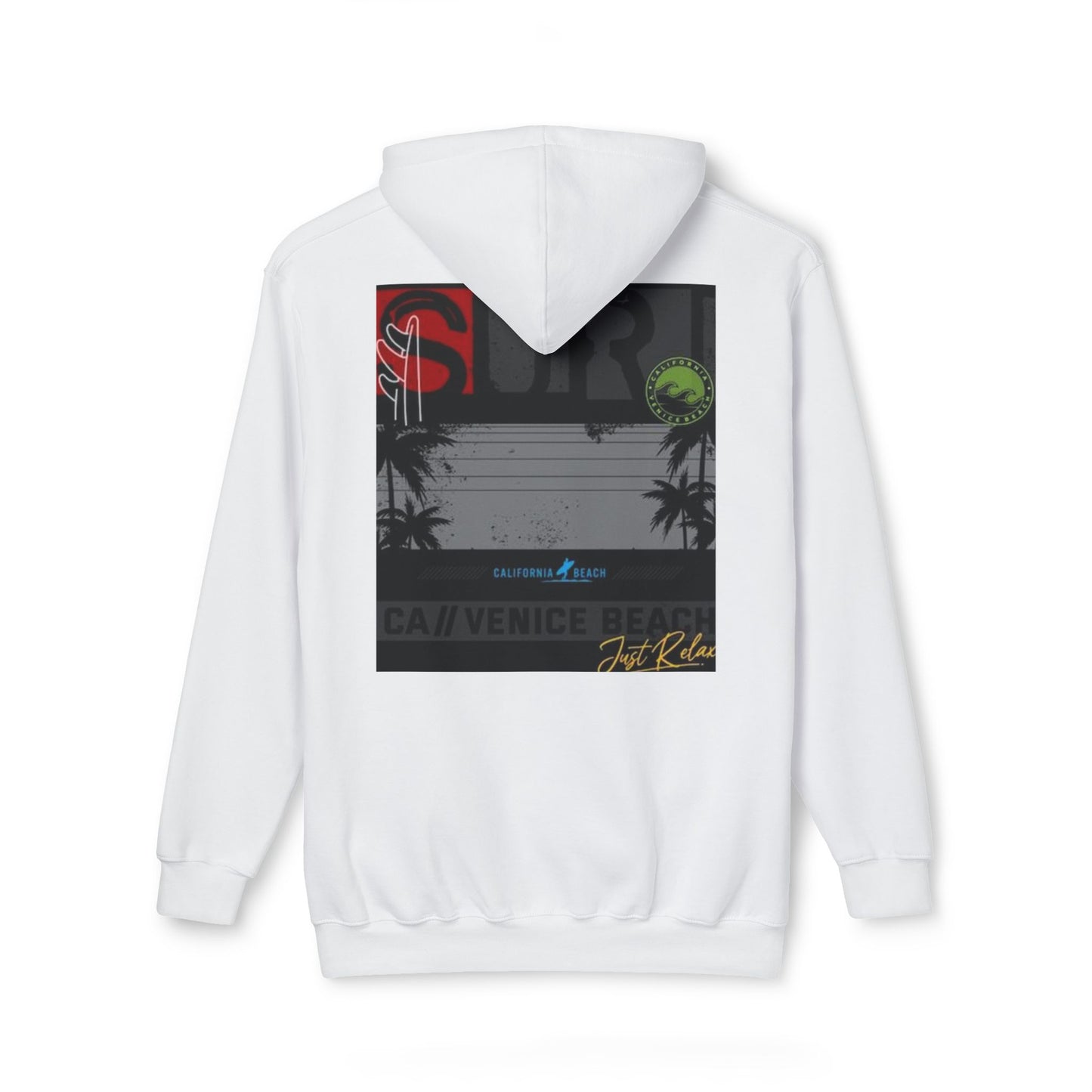 Surfer Vibes Unisex Hooded Sweatshirt, Beachwear, Gift for Surfers, Casual Hoodie, Summer Fashion, Adventure Apparel, Coastal Style