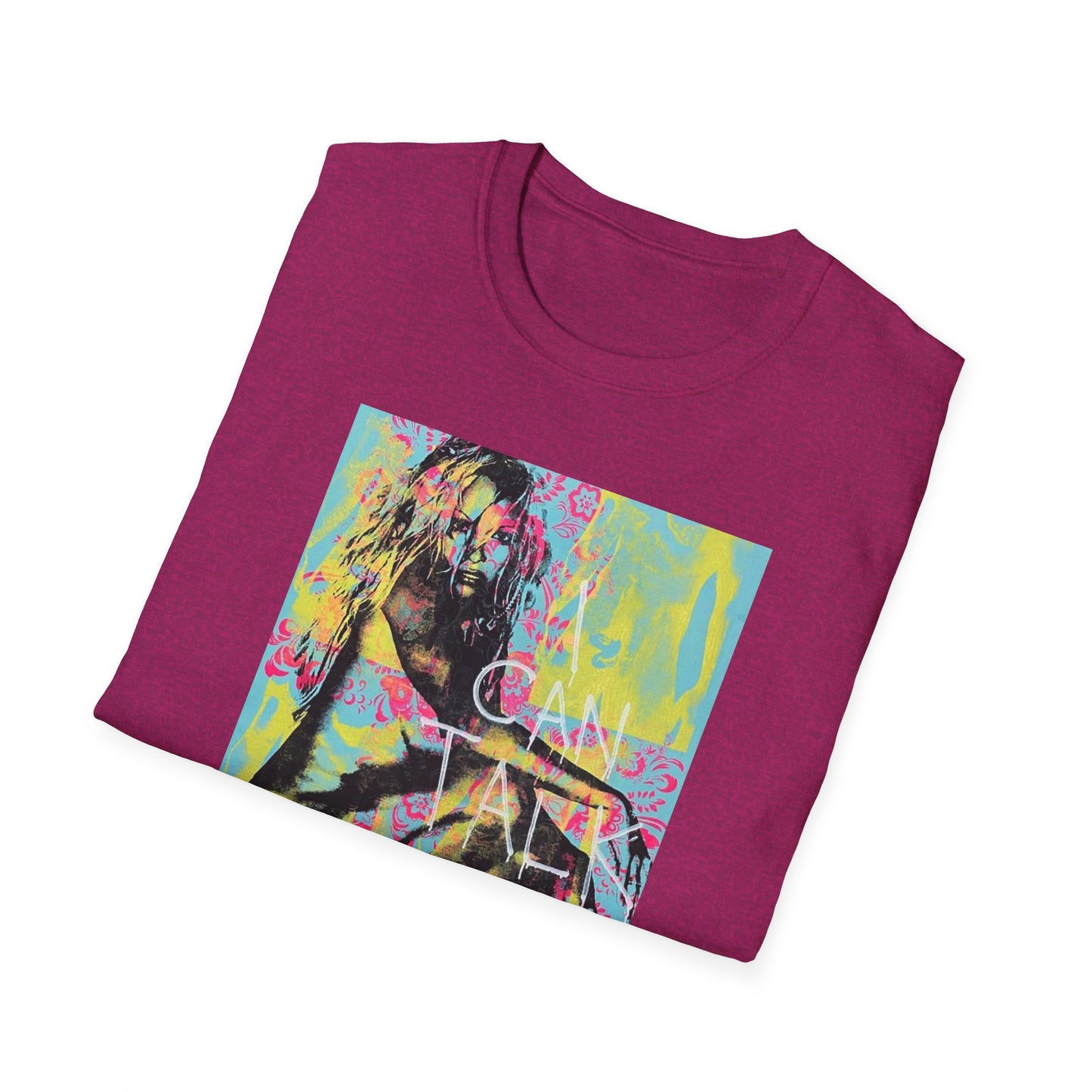 Artistic Unisex Softstyle T-Shirt - Vibrant Graphic Design for Creative Souls