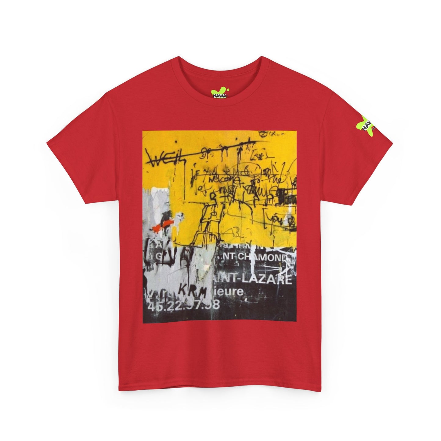 Urban Graffiti Unisex Heavy Cotton Tee | Street Art Inspired Graphic Shirt