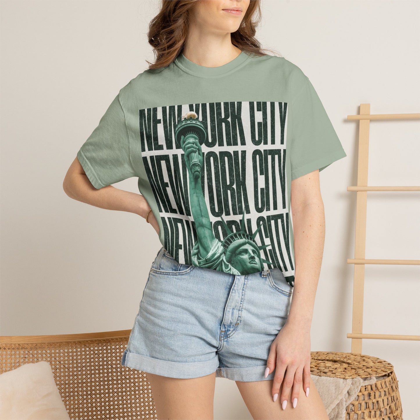 New York City Statue of Liberty Graphic T-Shirt — Retro Urban Travel Tee