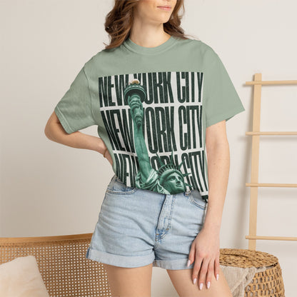 New York City Statue of Liberty Graphic T-Shirt — Retro Urban Travel Tee