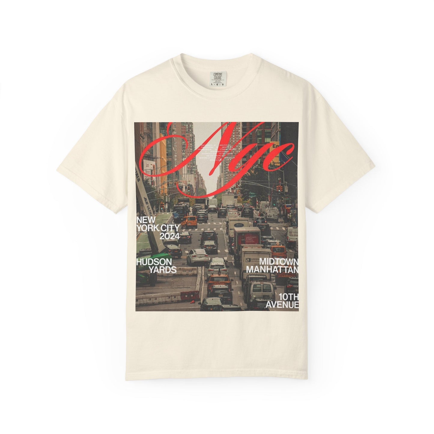 NYC Traffic Photo Tee — Midtown Manhattan Hudson Yards Graphic T-Shirt