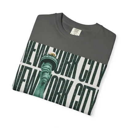 New York City Statue of Liberty Graphic T-Shirt — Retro Urban Travel Tee