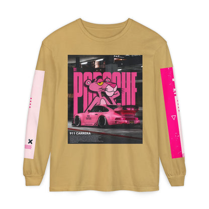 Pink Panther Porsche Long Sleeve T-Shirt