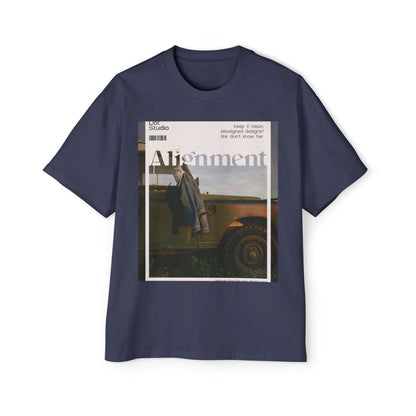 Alignment Vintage Jeep Graphic Tee – Men's Oversized Photo Print