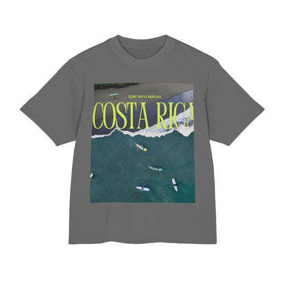 Costa Rica Surf Tee — Aerial Surfboard Photo Graphic T-Shirt