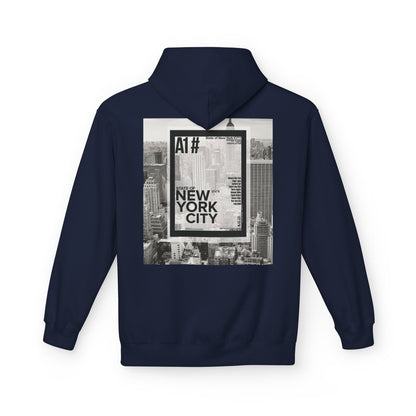Happy Vibes Unisex Fleece Hoodie - Smiley Face Design