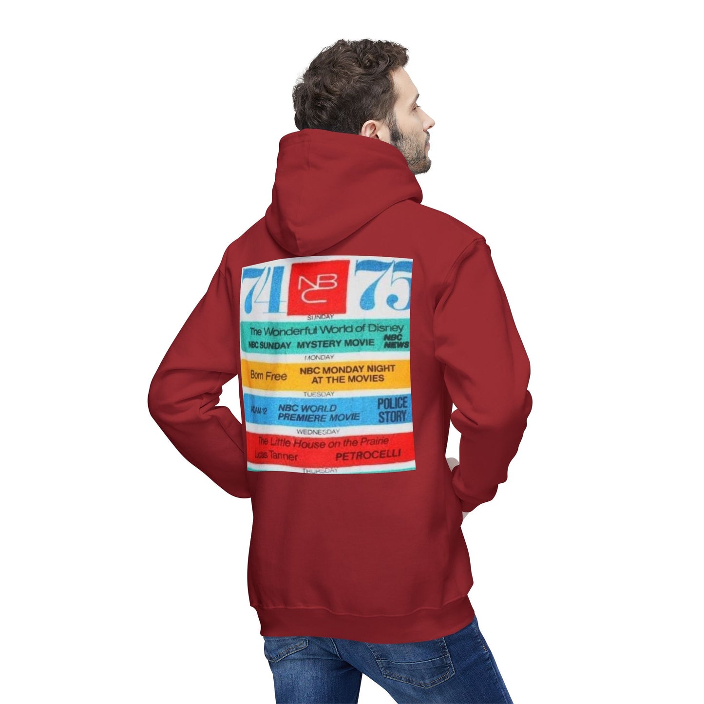 Retro Movie Night Unisex Hooded Sweatshirt - Perfect for Film Lovers
