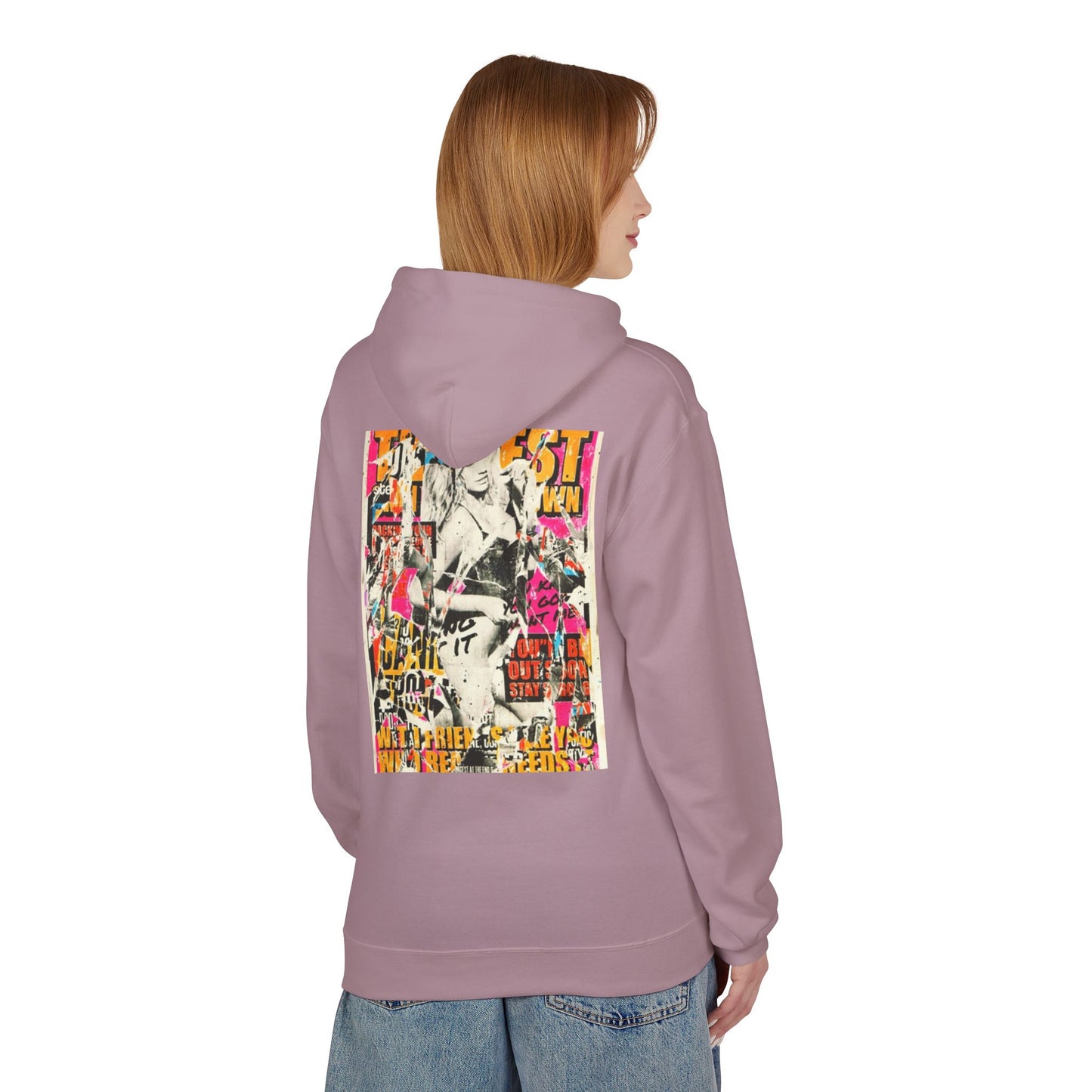 Unisex Midweight Softstyle Fleece Hoodie - Trendy Graphic Art Design