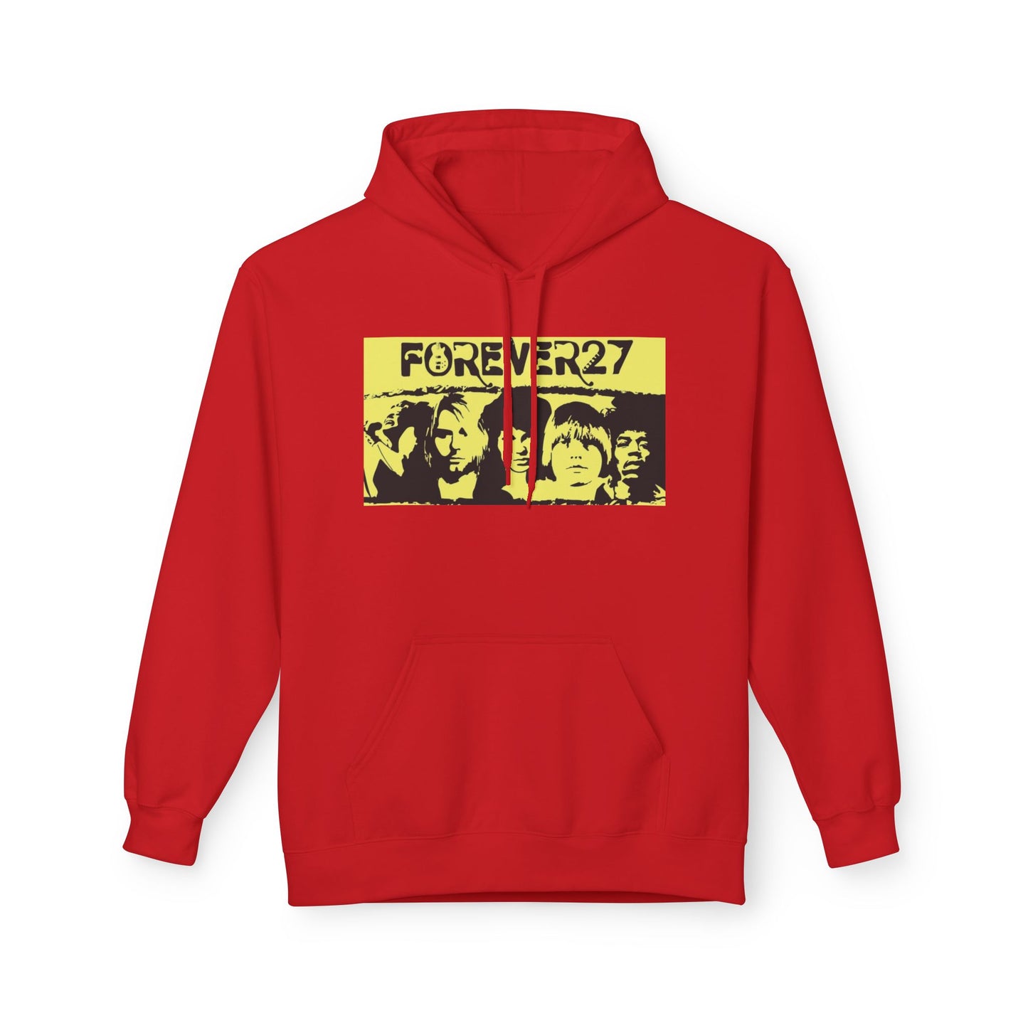 Forever 27 Retro Hoodie - Unisex Midweight Fleece for Music Lovers