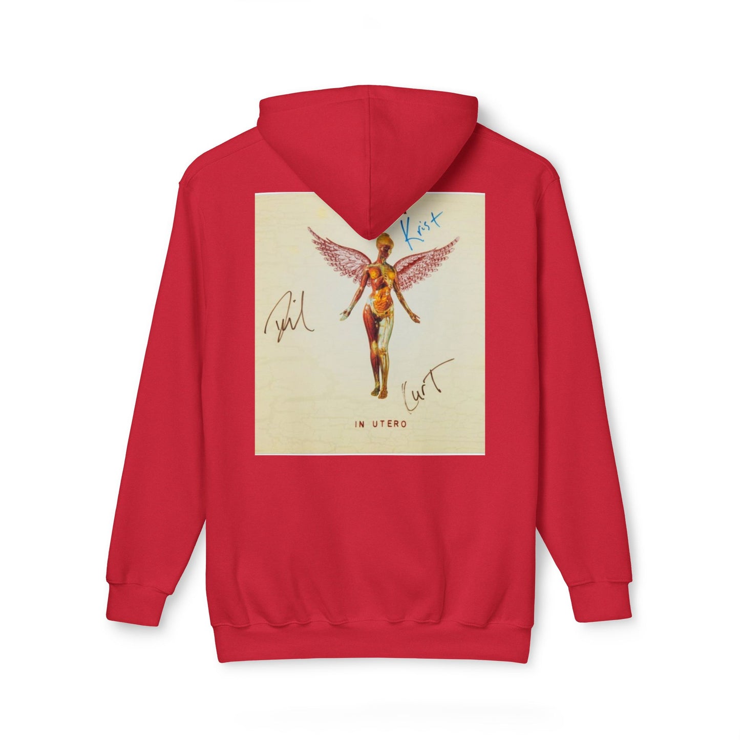 Kurt Cobain Inspired Unisex Hooded Sweatshirt - Alternative Music Apparel