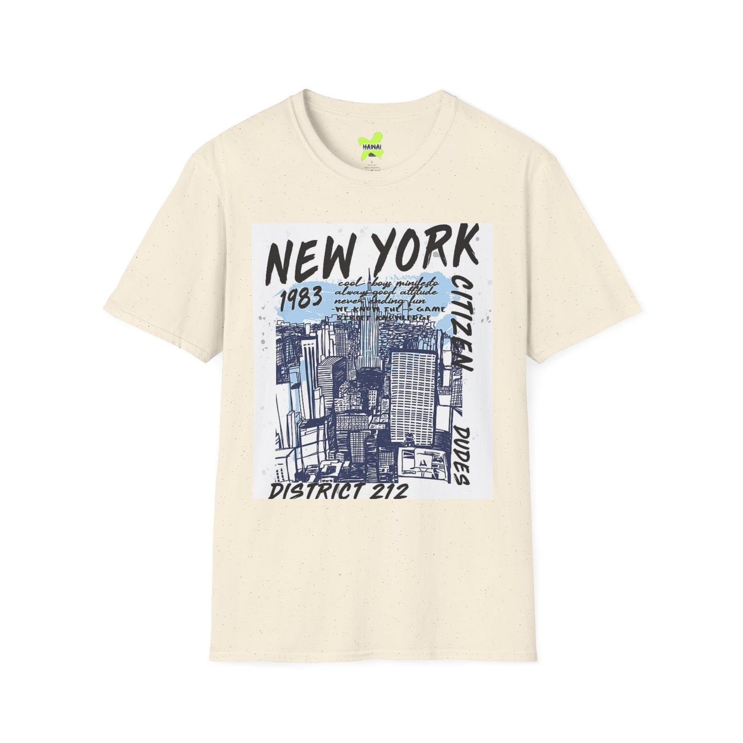 New York City Graphic Unisex T-Shirt - 1983 District 212 Design