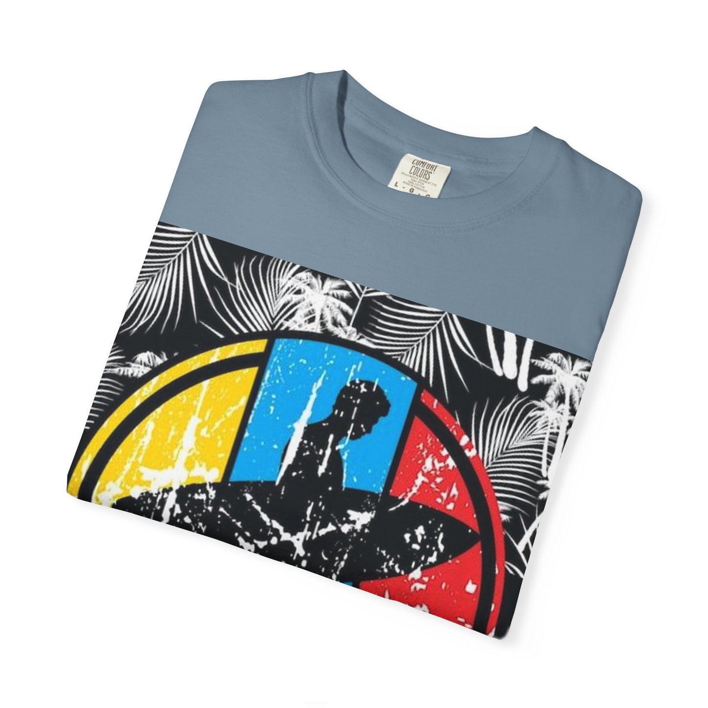 Surf Coast Unisex Garment-Dyed T-shirt - Retro Beach Vibes, Summer Essential, Surfing Gift, Casual Wear, Vacation Style