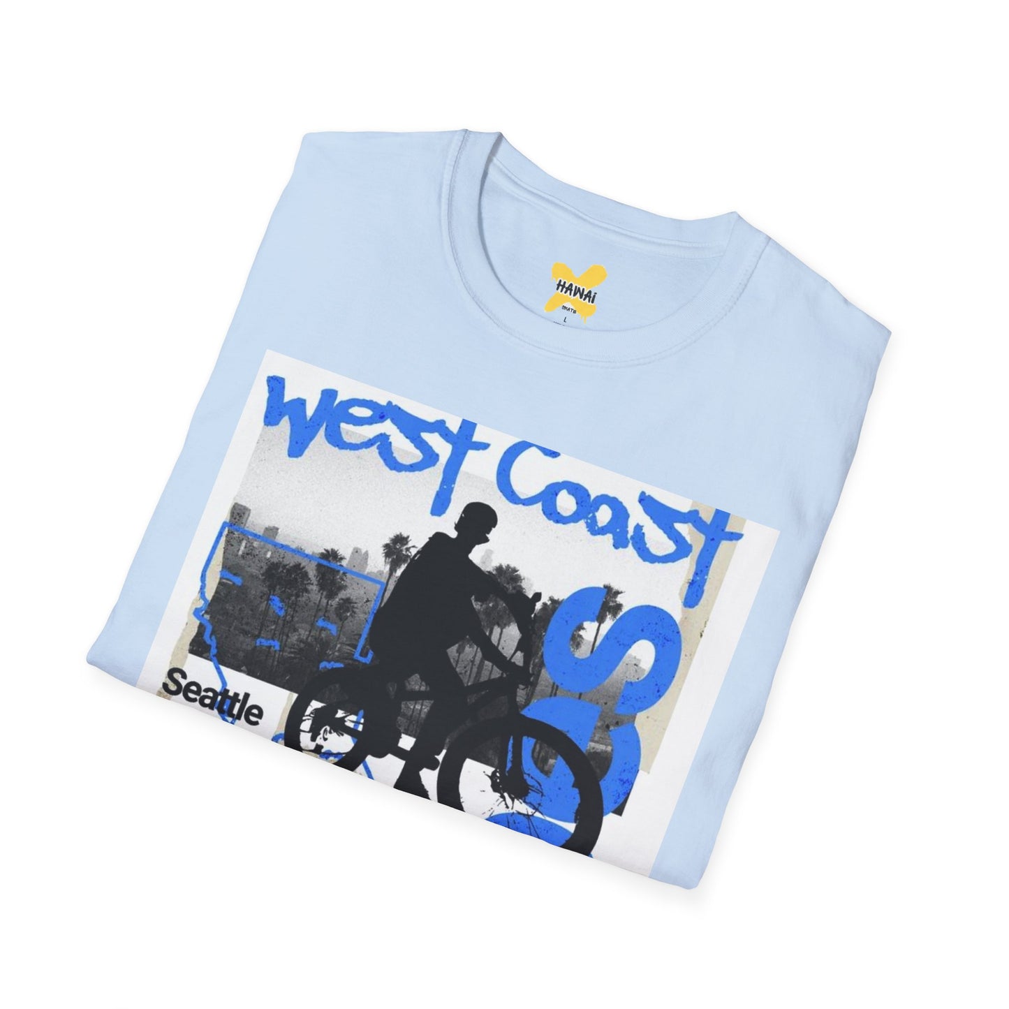 Vintage West Coast Graphic T-Shirt, Casual Tee, Summer Top, Gift for Travelers, Coastal Vibes Wear, Beach Day Shirt