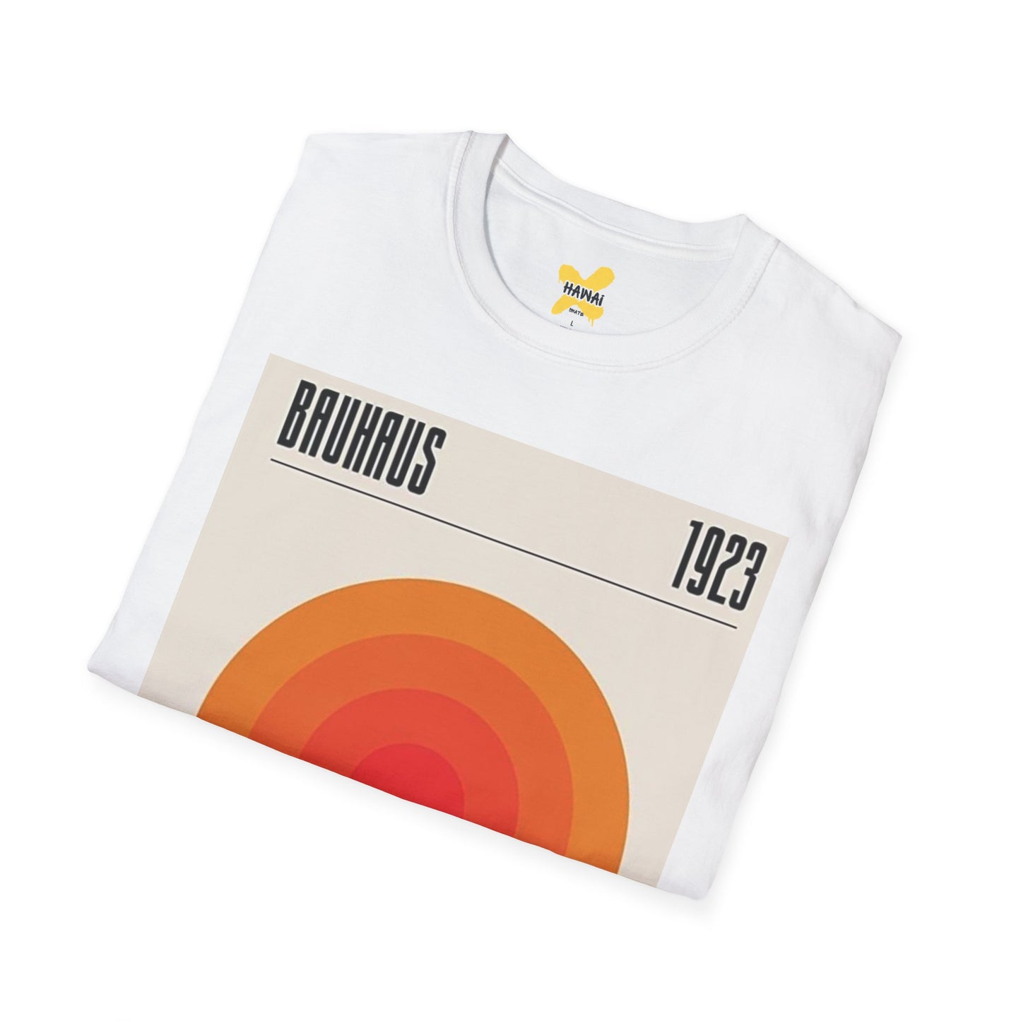 Retro Bauhaus 1923 Unisex Softstyle T-Shirt - Vintage Graphic Tee