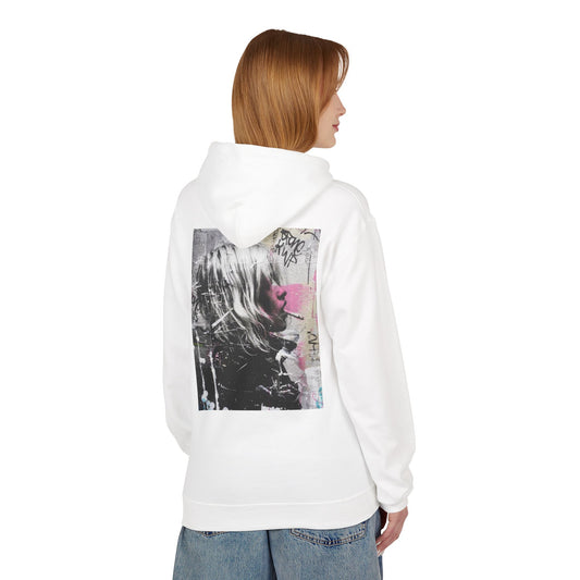 Urban Art Unisex Fleece Hoodie - Graffiti Style Graphic Design