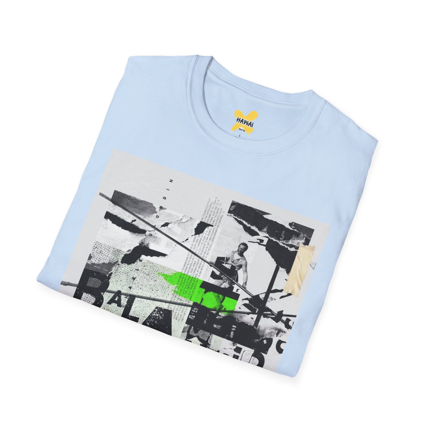 Retro Graphic Tee - Balance Art Design for Casual Style