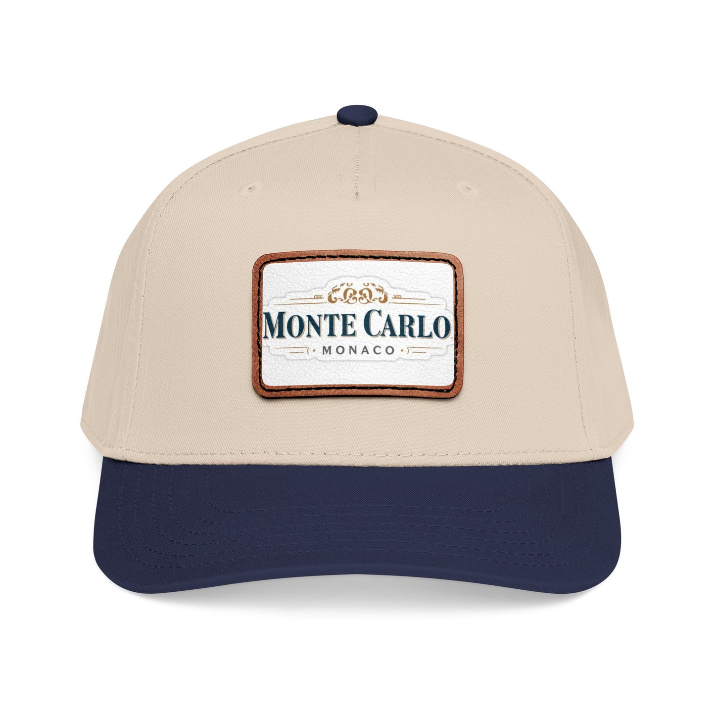 Monte Carlo Leather Patch Baseball Cap