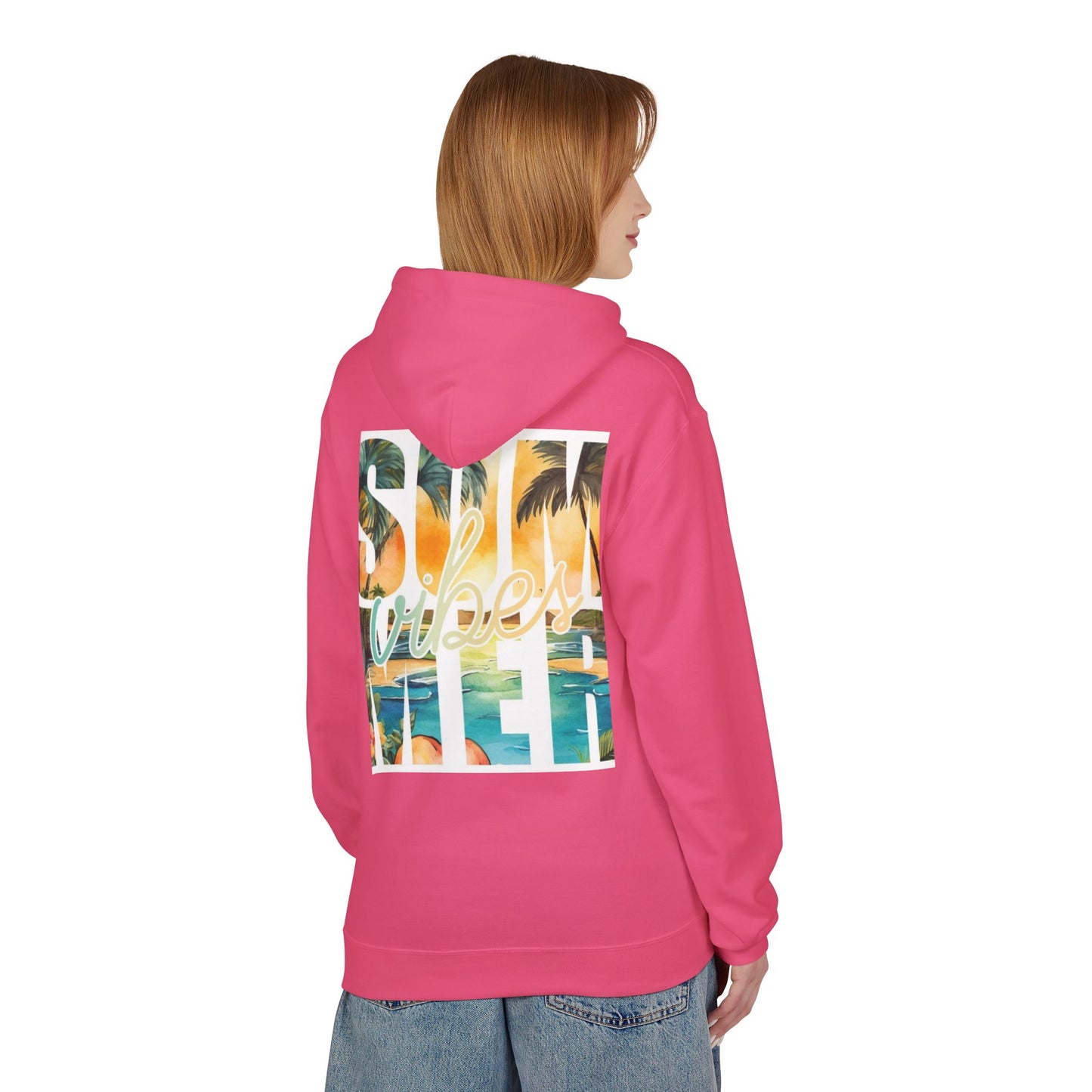 Summer Vibes Unisex Fleece Hoodie
