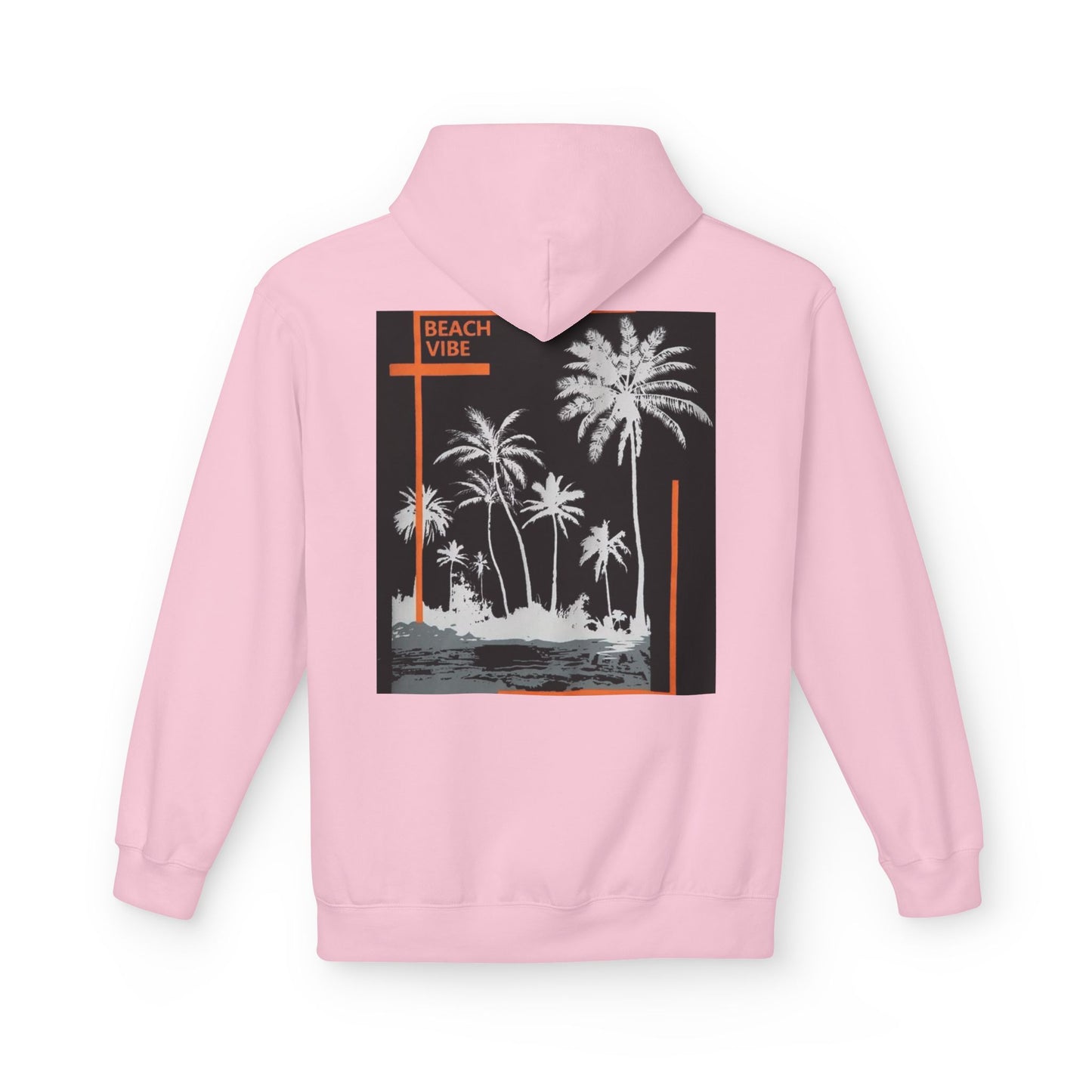 Beach Vibe Unisex Fleece Hoodie, Summer Fashion, Casual Wear, Gift for Her/Him, Cozy Lifestyle, Chill Out Apparel