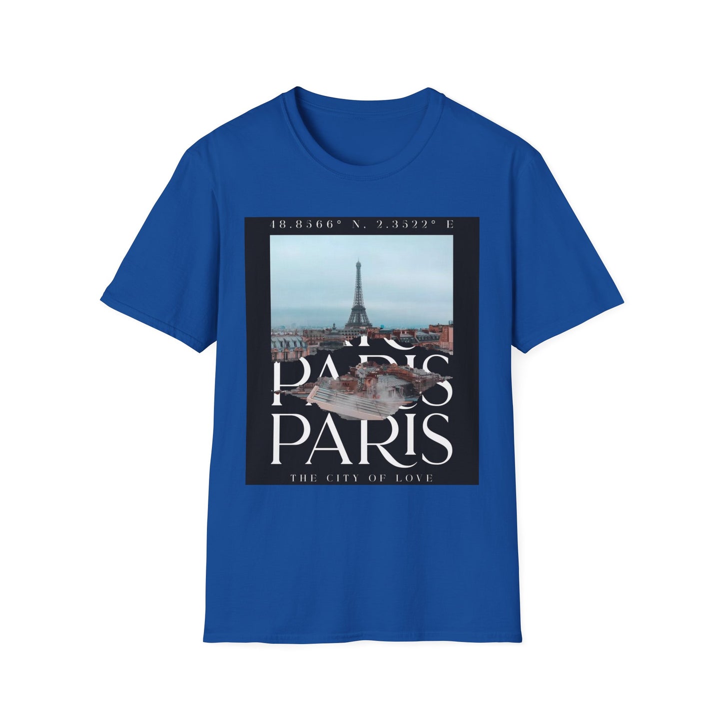 Paris Eiffel Tower Photo Tee — "Paris Paris" Graphic T-Shirt
