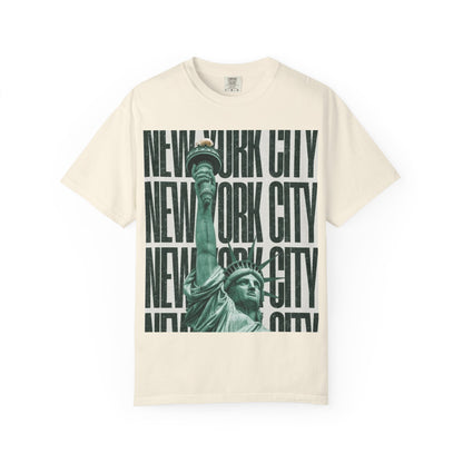 New York City Statue of Liberty Graphic T-Shirt — Retro Urban Travel Tee
