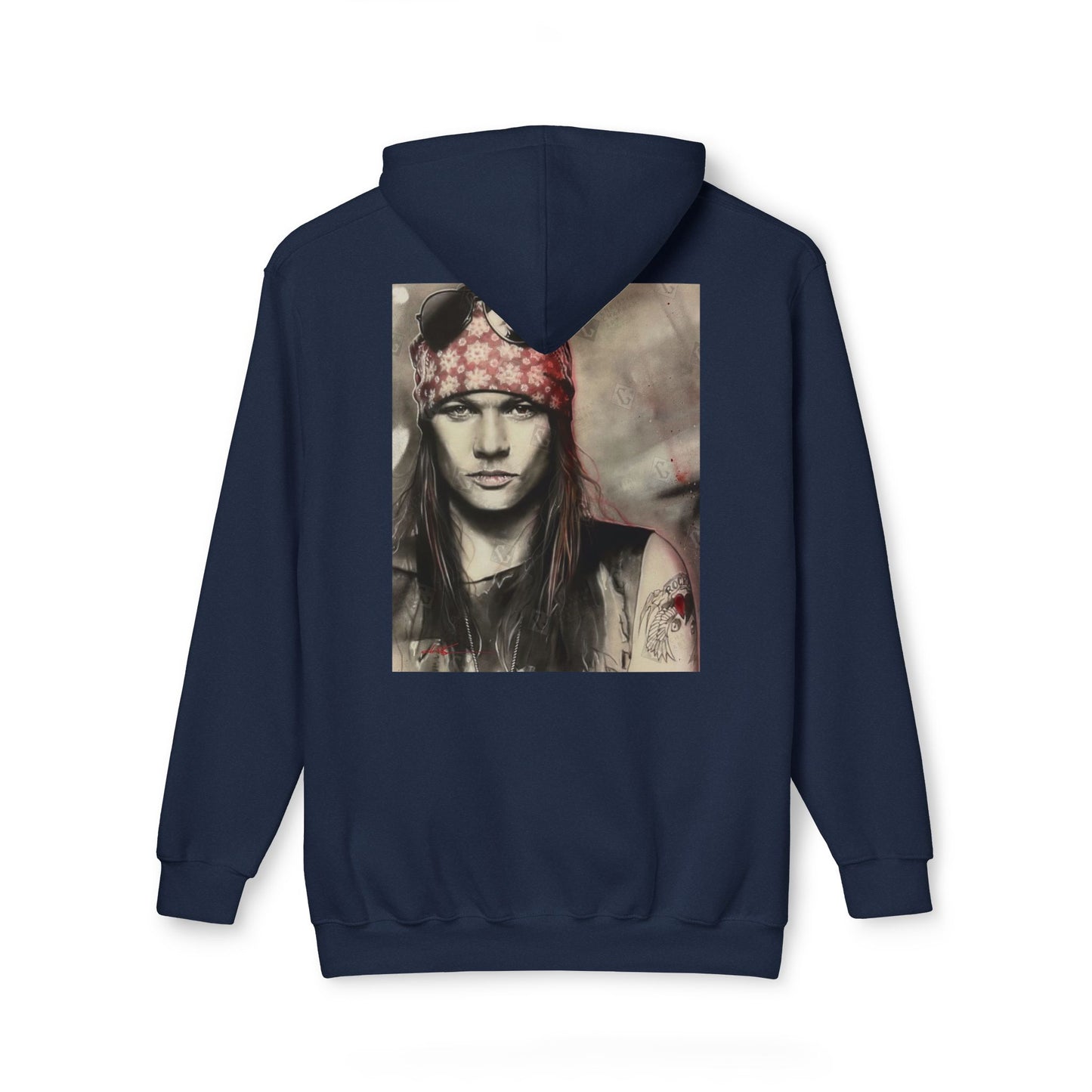 Unisex Hooded Sweatshirt with Rock Band Design – Made in US