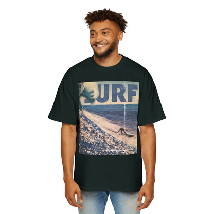 Surf Vintage Photo Tee — Men's Oversized Surf Graphic T-Shirt