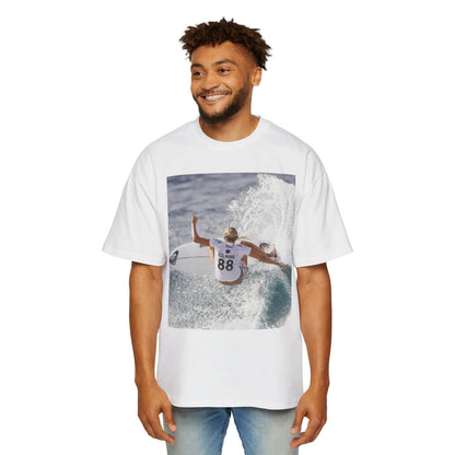 Surf Photo Oversized Tee — Wave Rider Graphic T-Shirt