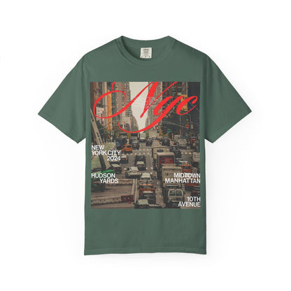 NYC Traffic Photo Tee — Midtown Manhattan Hudson Yards Graphic T-Shirt