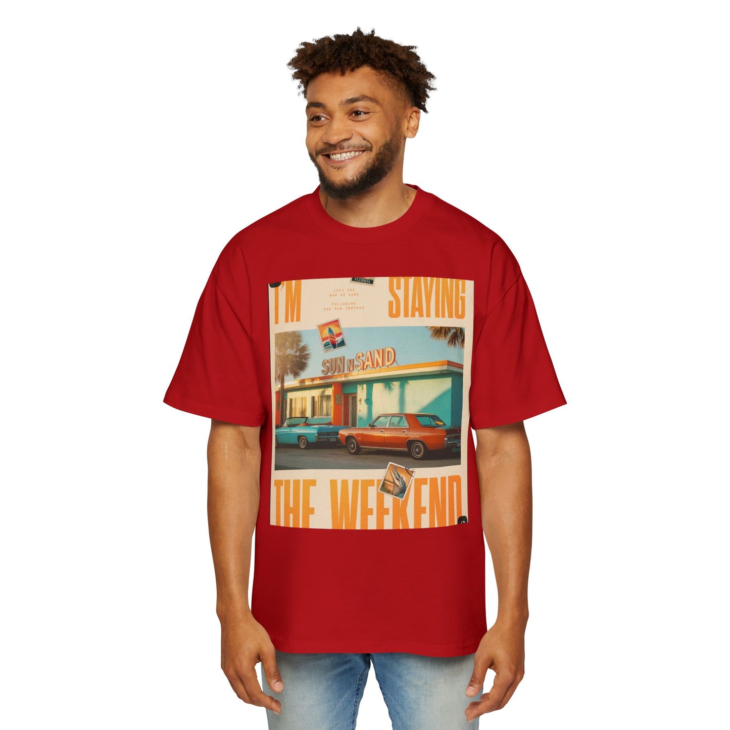 Weekend Vibes Tee — "I'm Staying the Weekend" Retro Diner Graphic T-Shirt