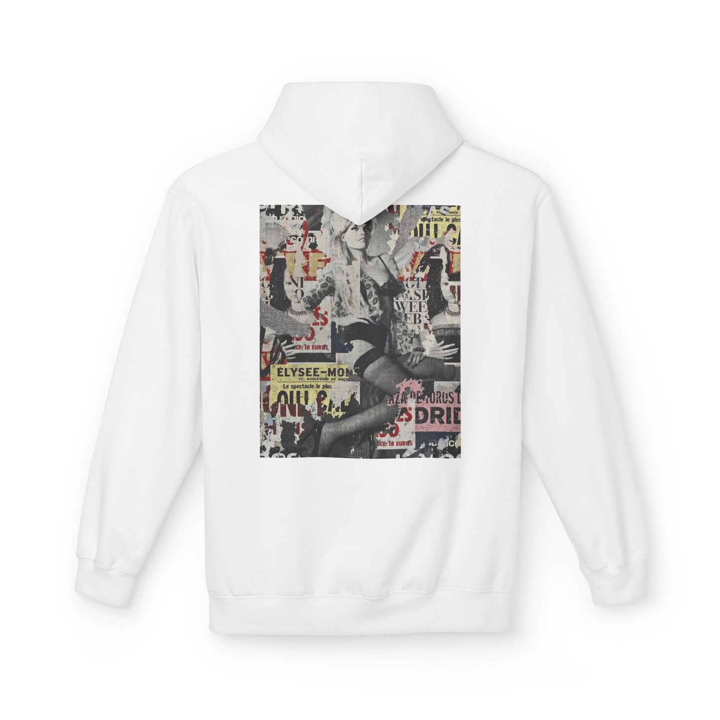 Vintage Graphic Unisex Midweight Fleece Hoodie - Soft Comfortable Layering