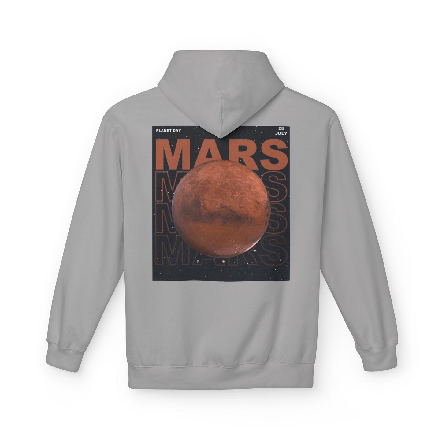 Mars Day Unisex Fleece Hoodie - Space Adventure Apparel
