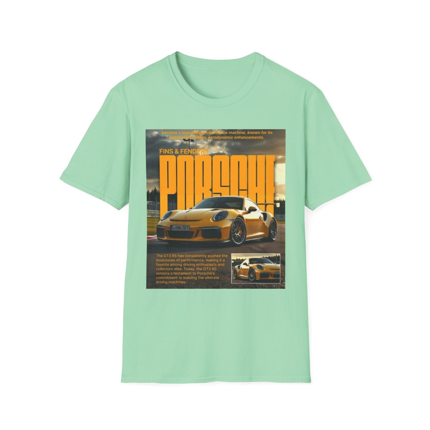 Vintage Porsche Graphic Unisex Softstyle T-Shirt