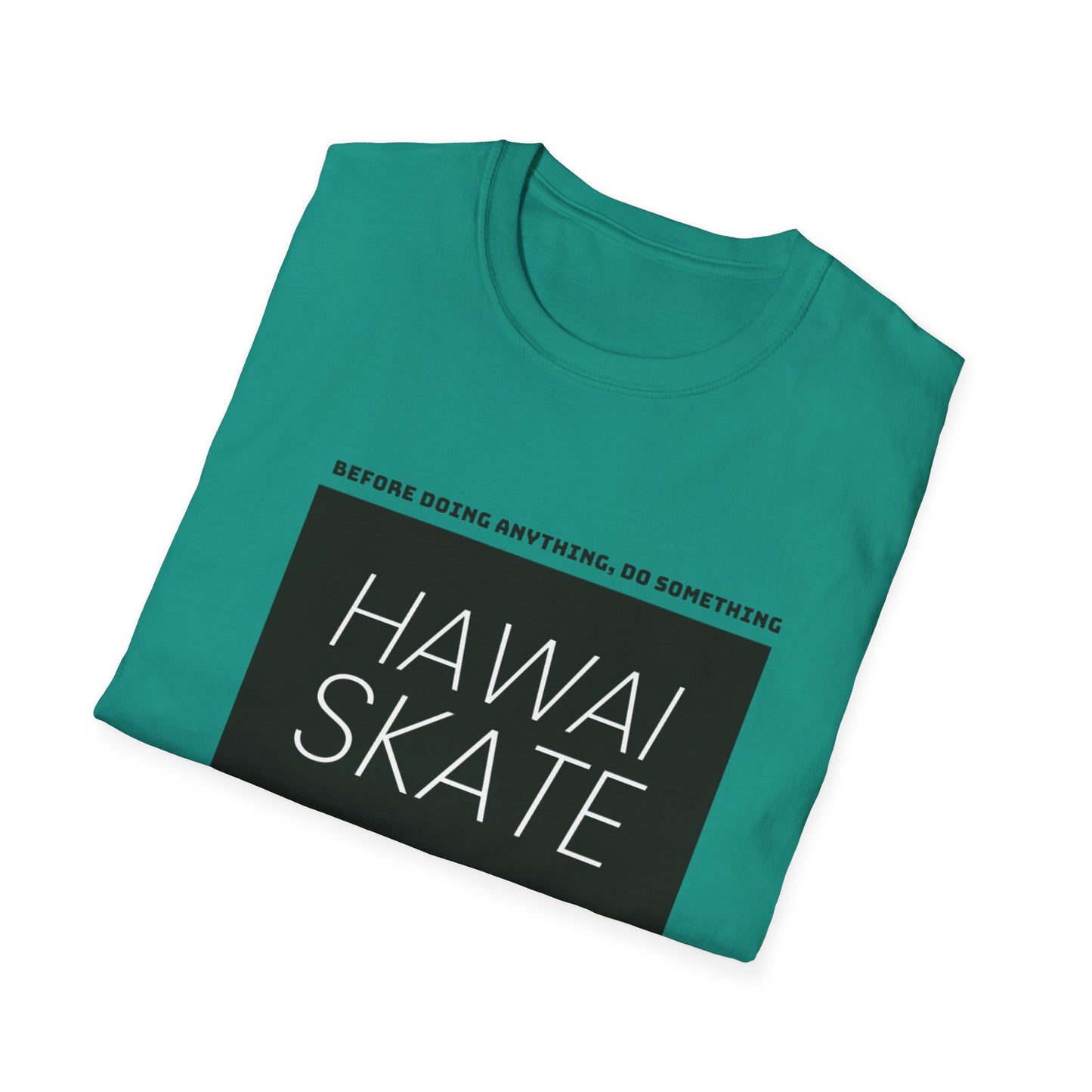 Hawaiian Skate Inspired T-Shirt, Casual Summer Wear, Skateboarder Gift, Beach Day, Graphic Tee, Cool Streetwear